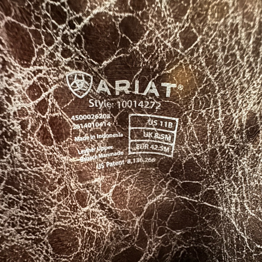 Ariat Size 11 pointed toe boots - Picture 6 of 8